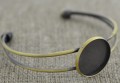 [11808] Klasyczna baza bransoletki z miejscem na kaboszon 20mm