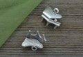 307203 Zawieszka mała fortepian w kolorze srebrnym