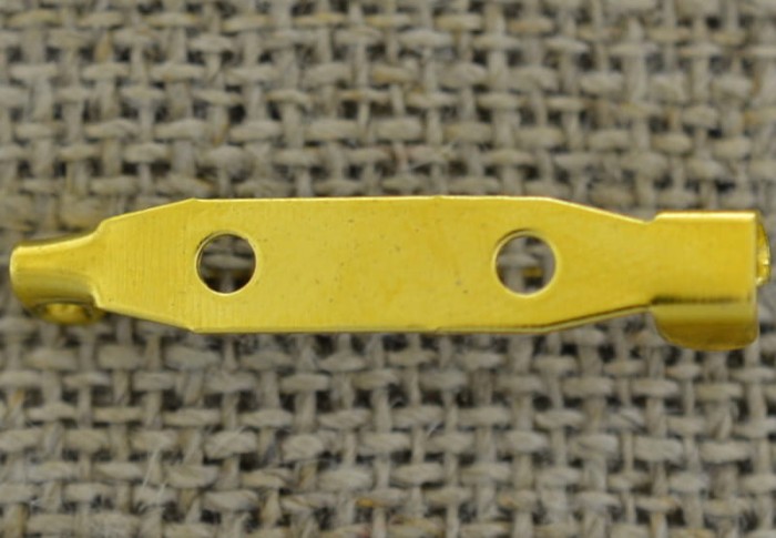 20202 Agrafka klasyczna 30mm w kolorze złotym