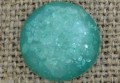 046222 Kaboszon z żywicy crackle 20mm morski 2szt