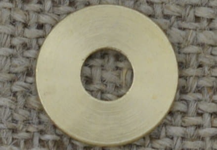 Element ozdobny moneta przekładka kolor złoty - zabezpieczenie dla oczu