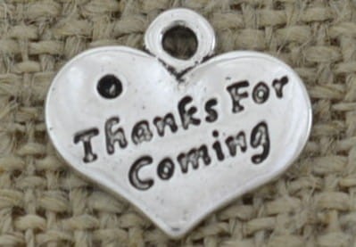 [307494] Zawieszka mała serce kolor srebrny