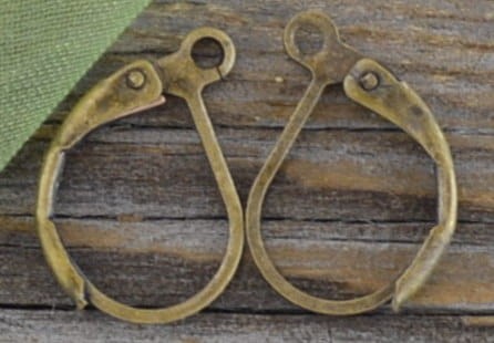 10448 Bigle angielskie z oczkiem w kolorze brązu 4szt