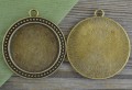 10130 Ozdobna baza medalionu w kolorze brązu na kaboszon 30mm