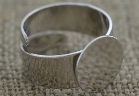 [50354] Baza pierścionka srebrna z tarczą 12mm