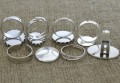 II50301 Zestaw baz pierścionków drugiego gatunku- srebrne
