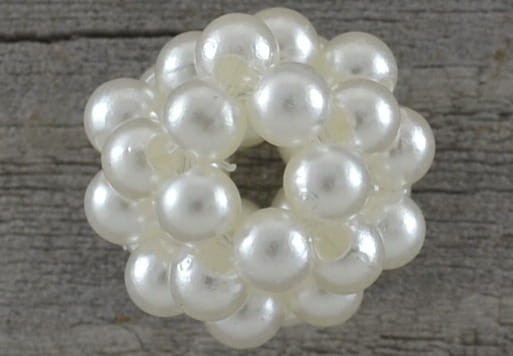 702507 Koralik akrylowy okrągły 16mm biały