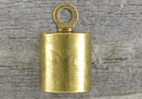 17153 Klasyczna końcówka do wklejania 5mm w kolorze brązu 3szt