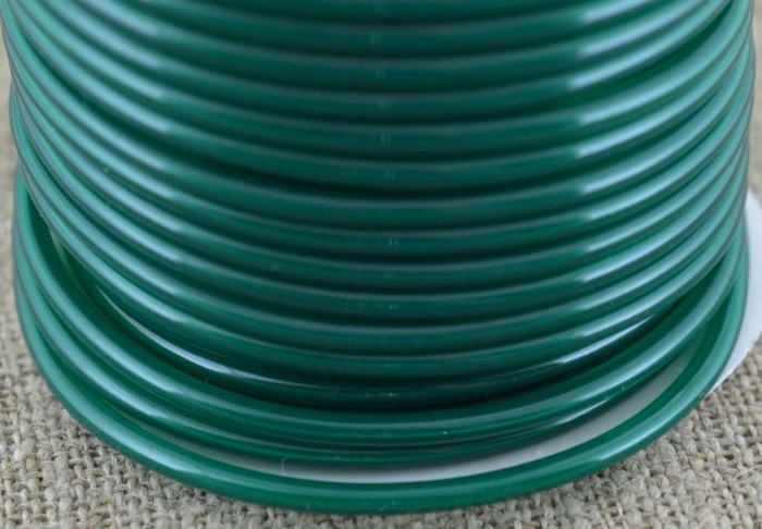 737101 Linka kauczukowa zielona 3mm