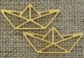 [212112] Element ozdobny łódka origami w kolorze złotym