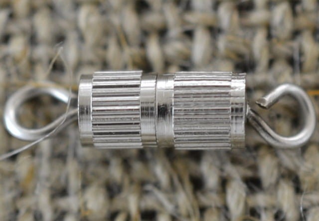  31537 Zapięcie wkręcane w kolorze starego srebra 3szt