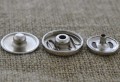 11911 Baza guzika z napem na kaboszon 18mm w kolorze srebrnym