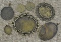 [II10101] Zestaw baz medalionów drugiego gatunku w kolorze brązu