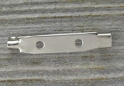 50203 Agrafka klasyczna 32mm w kolorze srebra