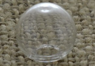 [61487] Forma szklana klosz 10mm z otworem 3mm