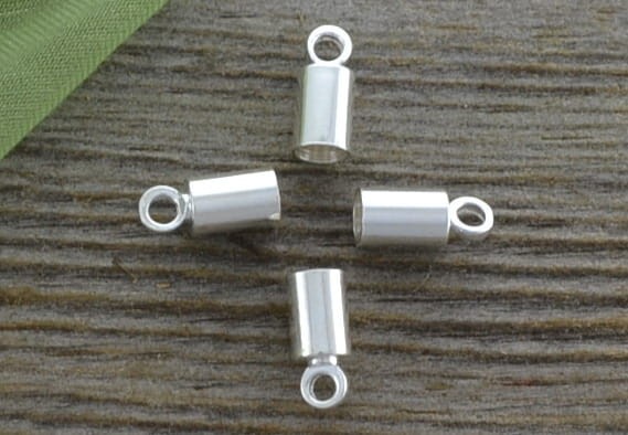 57159 Klasyczna końcówka do wklejania 3mm w kolorze srebra