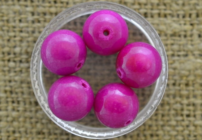 240511 Kamień naturalny jadeit 10mm biskupi