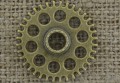 [112121] Element ozdobny steampunk tryb w kolorze brązu 26mm