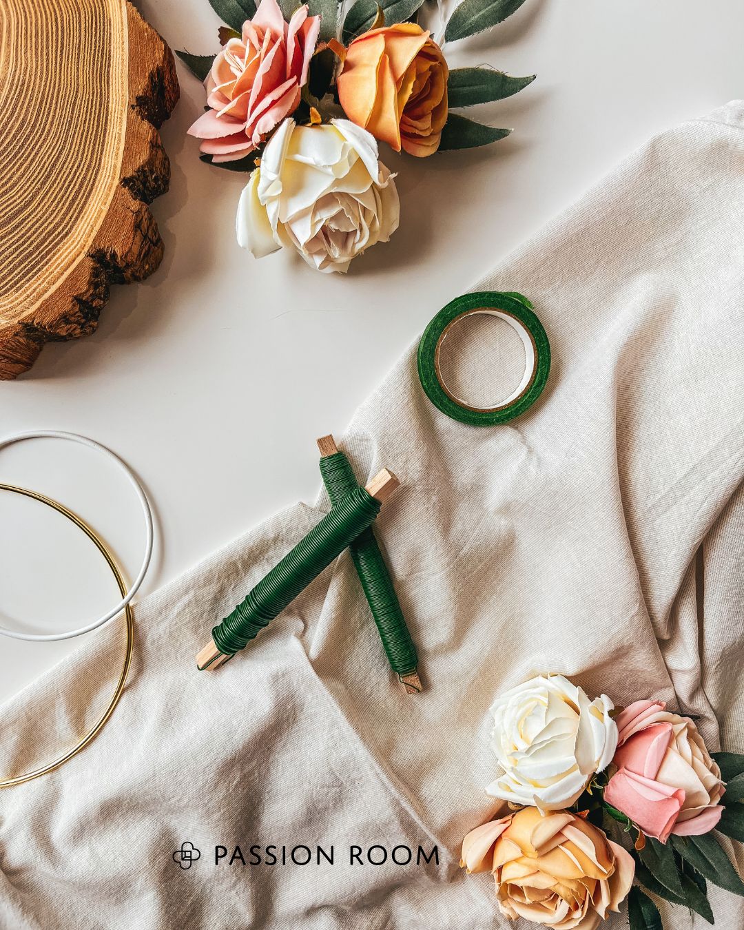 Druty i taśma florystyczna